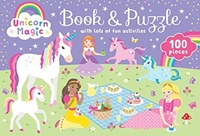 Unicorn Magic Book and Puzzle