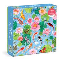 Puzzle Clementoni 1000 Pièces - HQC Koi River, Boîte Compacte, Fabriqué En Italie, 70x50 Cm