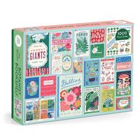 Ever Upward Botanist Bookshelf 1000 Piece Puzzle