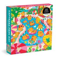 Capybara Pool Day 500 Piece Family Puzzle