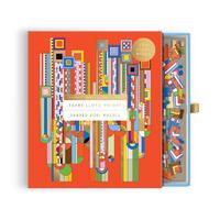 Frank Lloyd Wright Saguaro Cactus & Forms 750 Piece Shaped Foil Puzzle