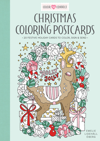Christmas Coloring Postcards
