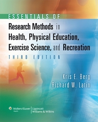 Essentials of Research Methods in Health, Physical Education, Exercise Science, and Recreation
