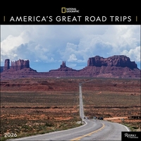 National Geographic: America's Great Road Trips 2026 Wall Calendar