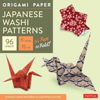 Origami Paper - Japanese Washi Patterns - 6" - 96 Sheets
