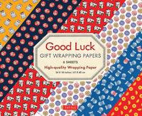 Good Luck Gift Wrapping Papers - 6 Sheets