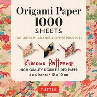 Origami Paper 1,000 sheets Kimono Patterns 4" (10 cm)
