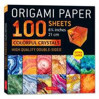 Origami Paper 100 sheets Colorful Crystals 8 1/4"