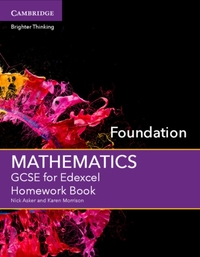 GCSE Mathematics for Edexcel Foundation Homework Book