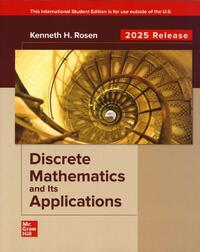 Discrete Mathematics and Its Applications: 2025 Release ISE