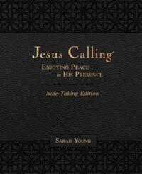 Jesus Calling Note-Taking Edition, Leathersoft, Black, with Full Scriptures