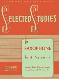 Selected Studies Saxophone Sheet Music Advanced Etudes and Exercises Rubank Educational Library Vol. 106 Woodwind Method Book