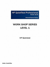 HP Quicktest Professional Workshop Series
