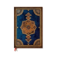 Safavid Indigo (Safavid Binding Art) Grande 12-month Dayplanner 2024