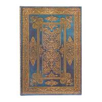 Blue Luxe (Luxe Design) Midi Unlined Hardback Journal (Elastic Band Closure)