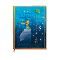 Saint-Exupery, The Little Prince (Embellished Manuscripts Collection) Ultra Unlined Hardcover Journal (Wrap Closure)