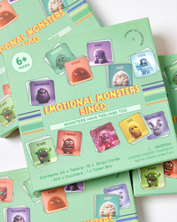 Emotional Monsters Bingo - Fun & Educational Game for Kids - Learn Emotions Through Play