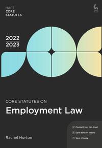 Core Statutes on Employment Law 2022-23
