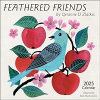 Feathered Friends 2025 Wall Calendar