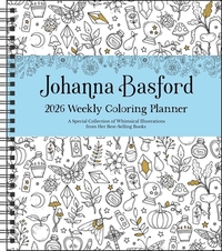 Johanna Basford 12-Month 2026 Weekly Coloring Calendar
