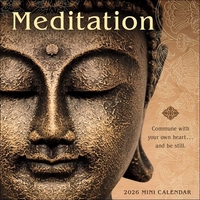 Meditation 2026 Mini Wall Calendar