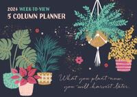 Bohemia Week-to-View Planner A4 Calendar 2024