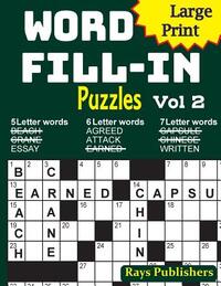 Large Print Word Fill-in Puzzles 2