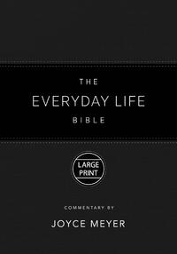 Meyer, J: Everyday Life Bible Large Print Black Leatherluxe(
