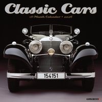 Classic Cars 2026 Wall Calendar