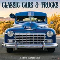 Classic Cars & Trucks 2026 Wall Calendar