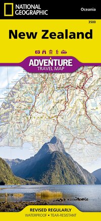 National Geographic Adventure Map New Zealand
