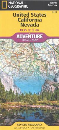 United States, California And Nevada Adventure Map