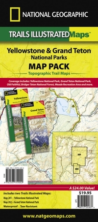 Yellowstone/grand Teton National Parks, Map Pack Bundle