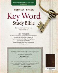 The Hebrew-Greek Key Word Study Bible: Nasb-77 Edition, Brown Genuine Goatskin