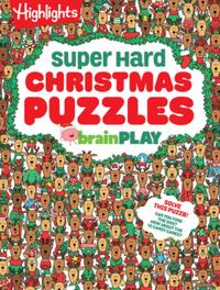 Brainplay Super Hard Christmas Puzzles: 200+ Challenging Christmas Puzzles, Mazes, Logic Games and Wordplay. Holiday-Themed Activity Book Gift for Kid