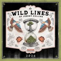 The Wild Lines of Jeremy Collins 2026: 12-Month Wall Calendar