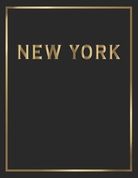 New York: Gold and Black Decorative Book - Perfect for Coffee Tables, End Tables, Bookshelves, Interior Design & Home Staging Ad