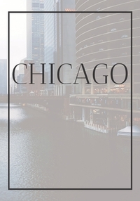 Chicago: A decorative book for coffee tables, end tables, bookshelves and interior design styling: Stack America city books to
