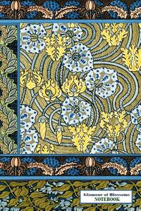Glamour of Blossoms NOTEBOOK [ruled Notebook/Journal/Diary to write in, 60 sheets, Medium Size (A5) 6x9 inches]