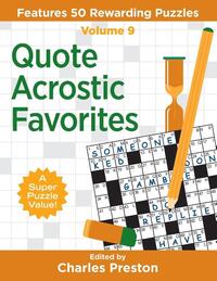 Quote Acrostic Favorites: Features 50 Rewarding Puzzles