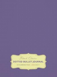 Large 8.5 x 11 Dotted Bullet Journal (Lavender #12) Hardcover - 245 Numbered Pages
