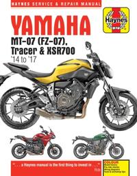 Yamaha MT-07, Tracer & XSR700 (14 to 17) Haynes Repair Manual