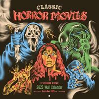 Classic Horror Movies 2026 Wall Calendar