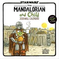 Star Wars The Mandalorian and Child 2027 Wall Calendar