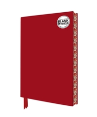 Ruby Red Blank Artisan Notebook (Flame Tree Journals)