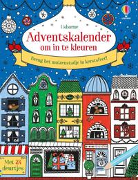 Adventskalender om in te kleuren