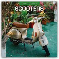 Scooters 2026 Square Wall Calendar