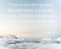 Condolence book for funeral, landscape (Hardcover)