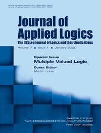 Journal of Applied Logics - The IfCoLog Journal of Logics and their Applications