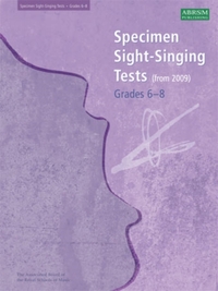 Specimen Sight-Singing Tests Grade 6-8